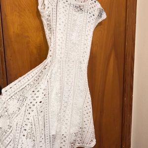 Cute white dress for girls